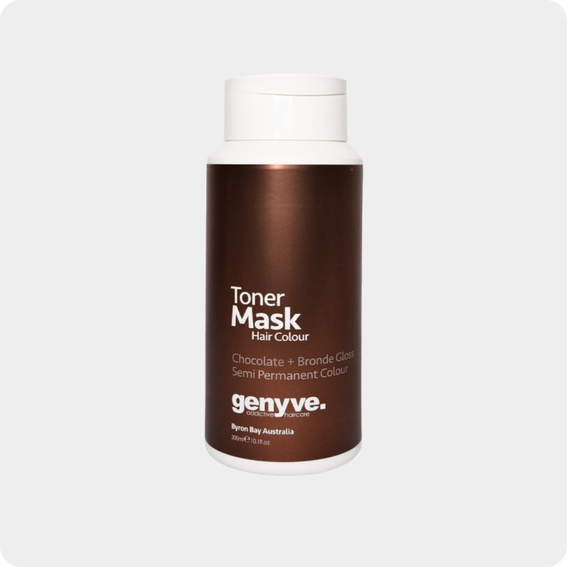 Genyve Chocolate + Bronde Toner Mask colour-depositing mask for chocolate brunette and bronde tones
