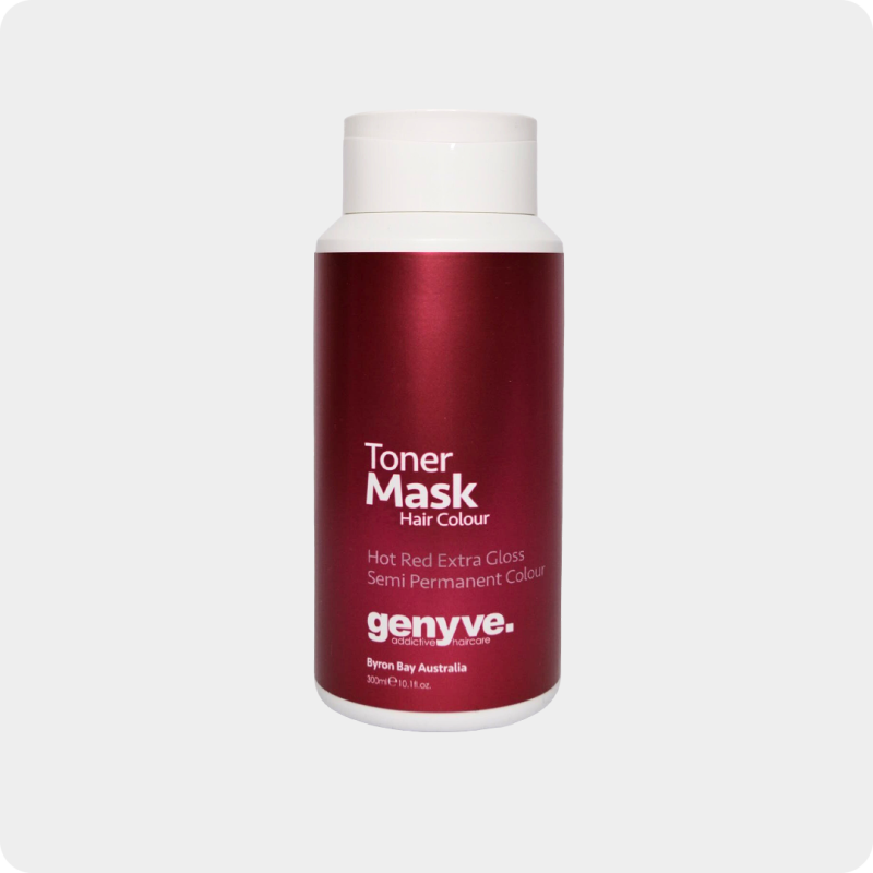 Genyve Red Toner Mask Hot Red colour-depositing mask for red and auburn hair