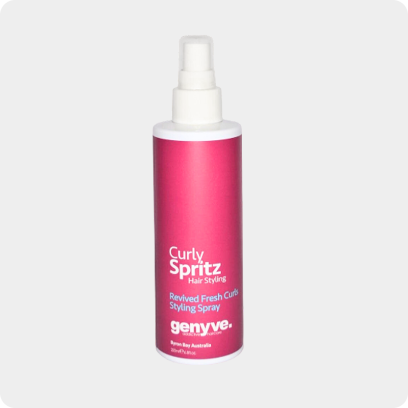 Genyve Curly Spritz curl-refresh styling spray for frizz control and lightweight hold