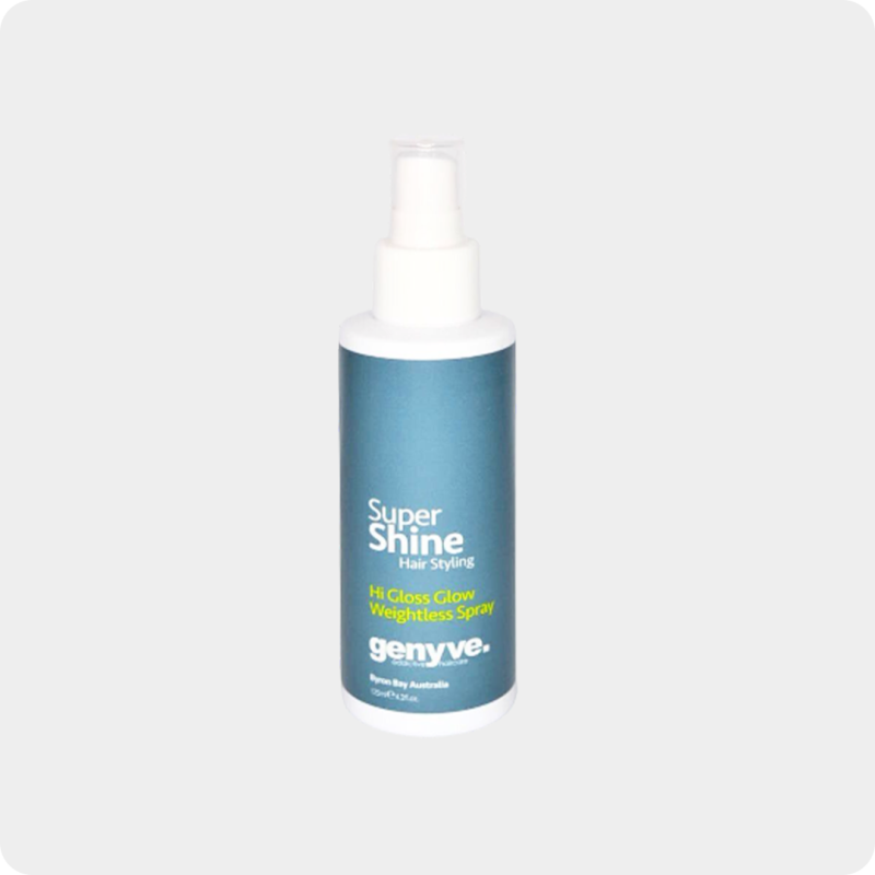 Genyve Super Shine Gloss Spray high-shine finishing spray with heat defence