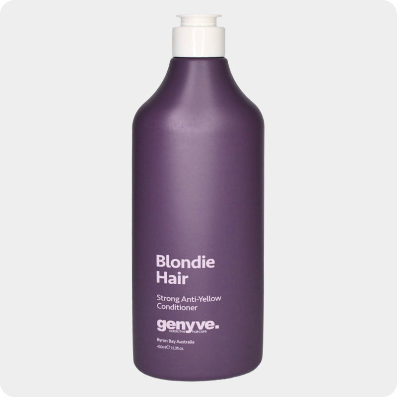 Genyve Blondie Hair Strong Anti-Yellow Conditioner purple toning conditioner for blonde and grey hair